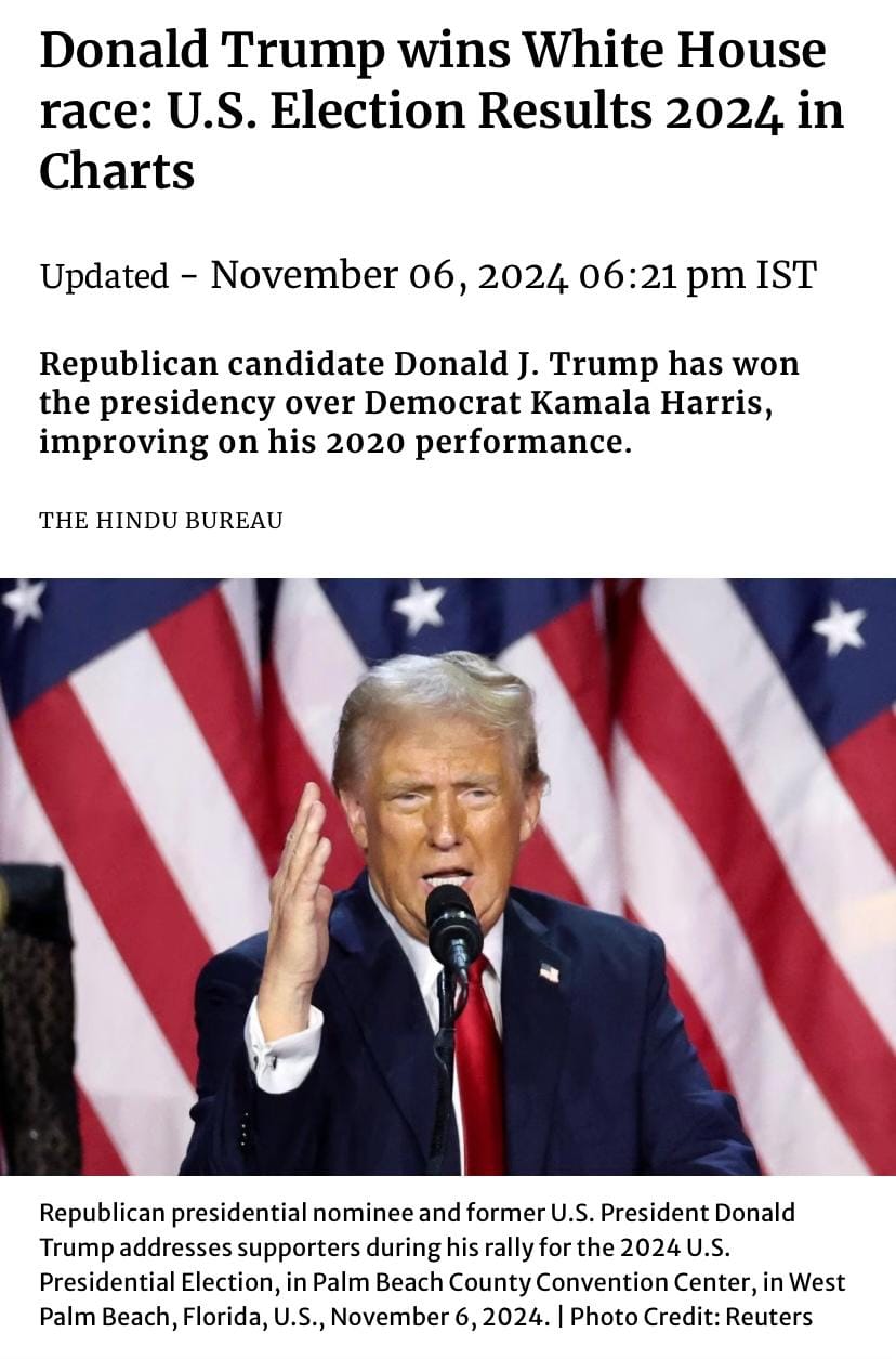 Congratulations Donald Trump
