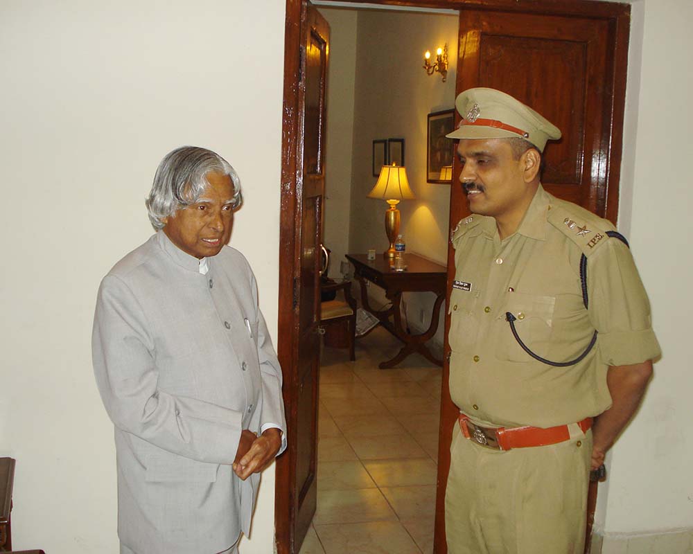 Kunwar with Dr. Abdul Kalam